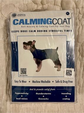 Anti-Anxiety Dog Coat - Blue (XL)